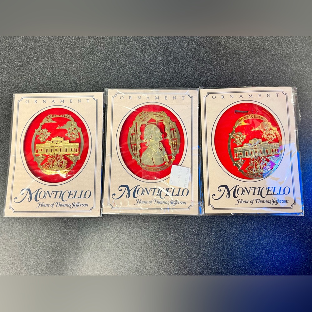 Monticello Collectible Ornaments